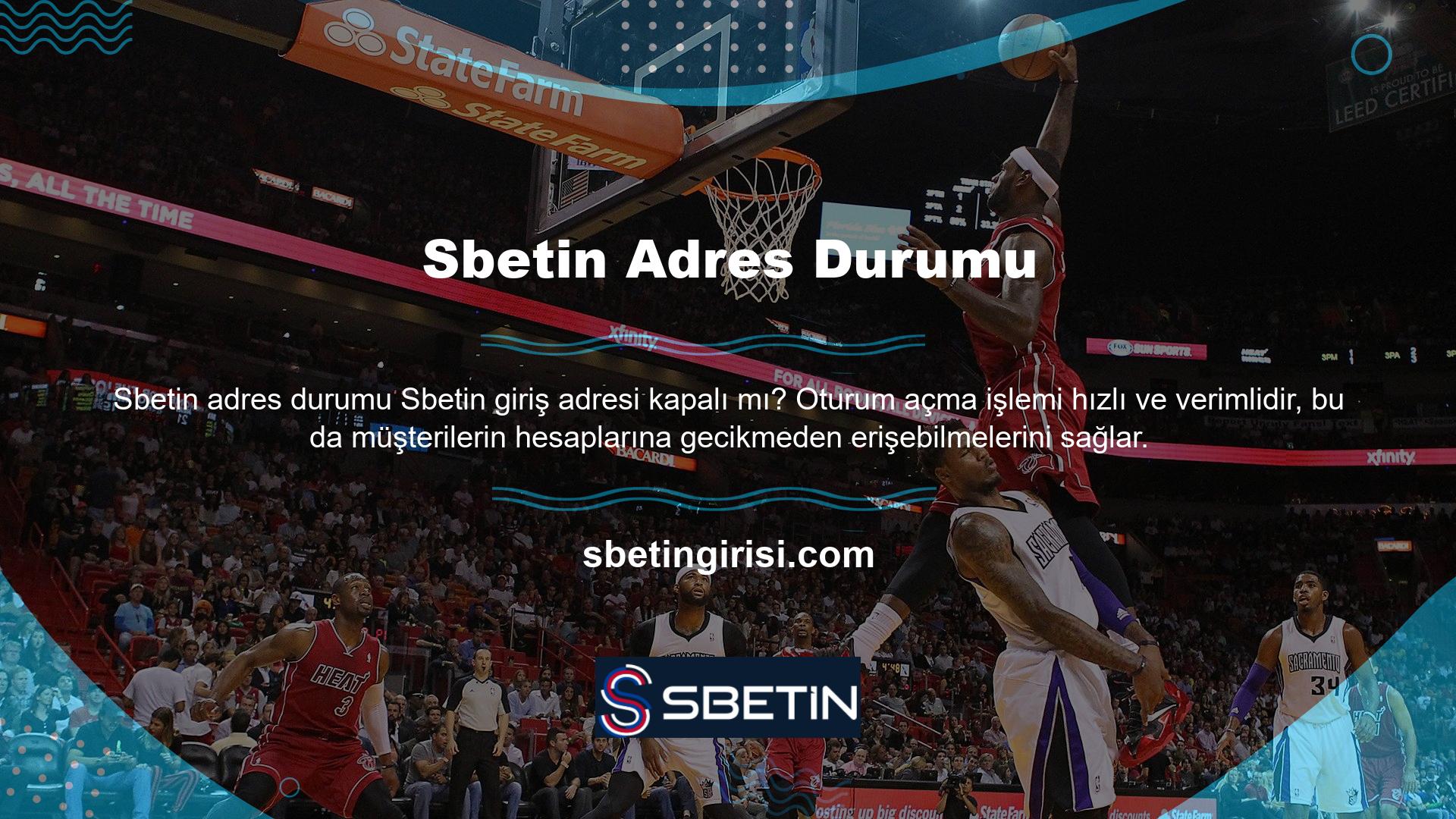 Sbetin giriş adresi kapalı mı? Hızlı ve verimlidir, müşterilerin hesaplarına gecikmeden erişebilmelerini sağlar